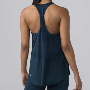Lululemon Twist & Train Tank in the color Jaded